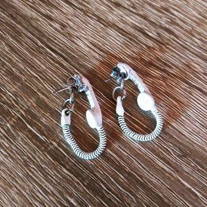 Vintage RNK enamel phone earrings